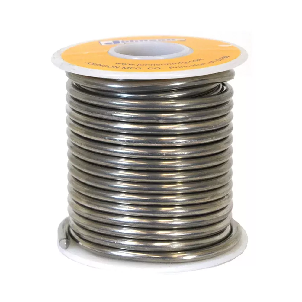 0.125 Inch Solid Wire Solder 50% Tin/ 50% Lead 1 Lb Spool