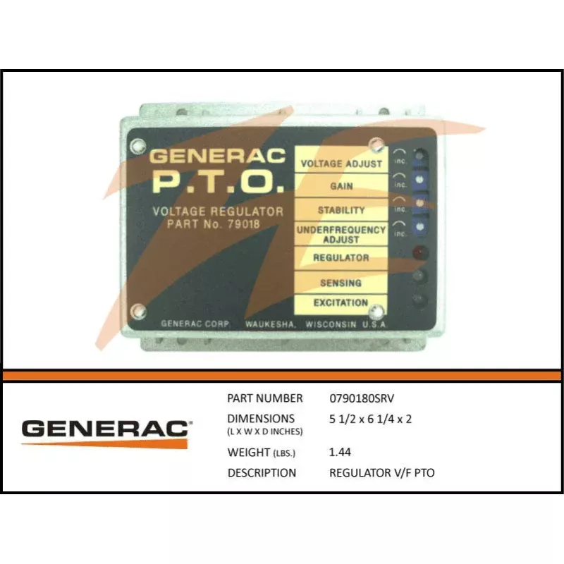 0790180SRV Voltage Regulator V/F PTO
