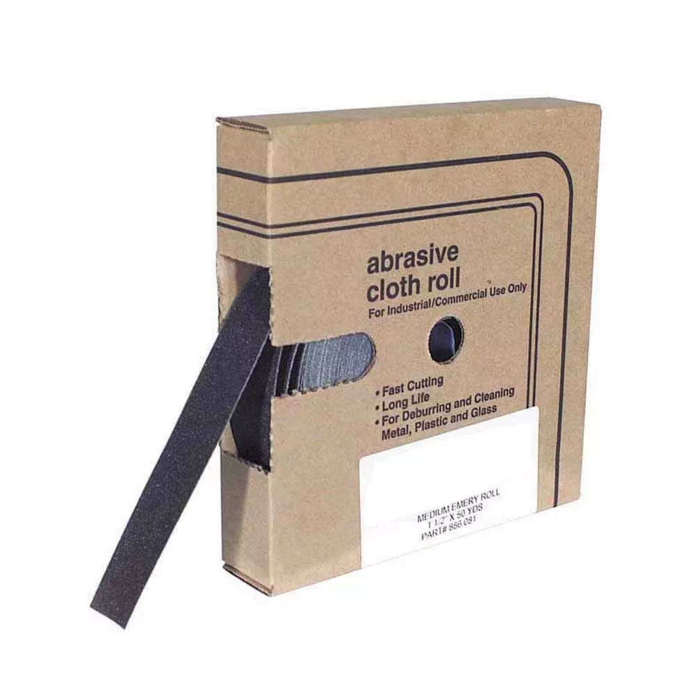 1-1 /2 Inch X 50 Yd 50 Grit Emery Abrasive Roll