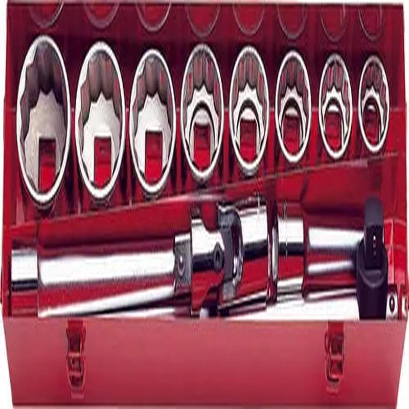 1 Sq. Dr. 12 Piece 12-Point Metric Socket Set35-63mm