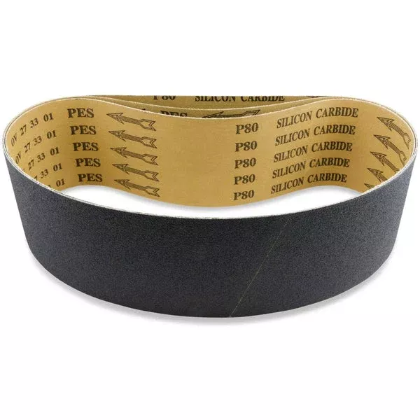 1 X 42 Inch Silicon Carbide Sanding Belts, 12 Pack