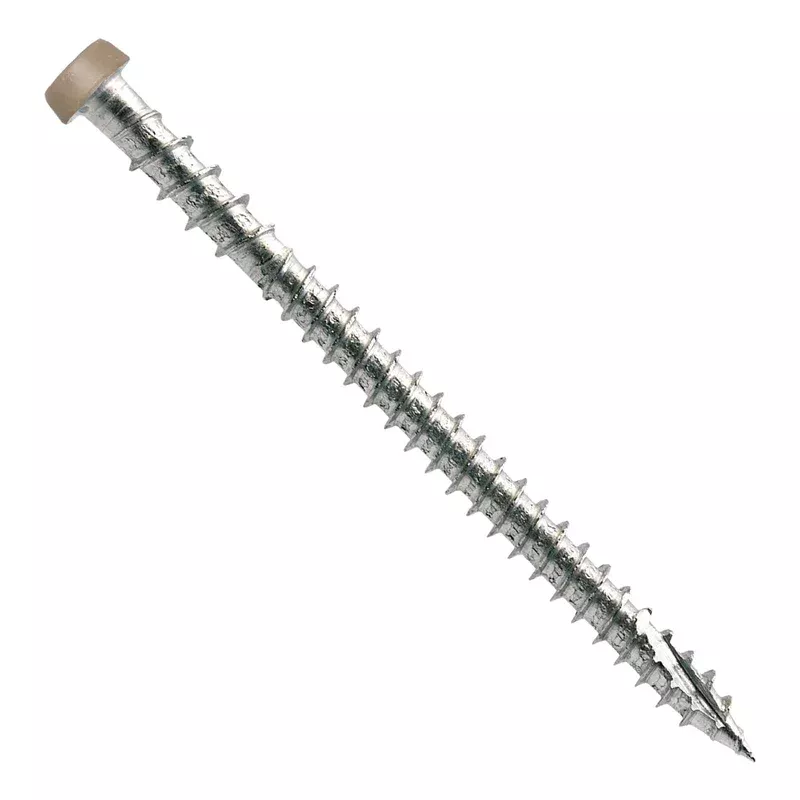 #10 x 2-3/4″ Simpson Strong-Tie DCU T20 Cap Head Composite Deck Screw – 305 Stainless Steel Tan Pkg. 350