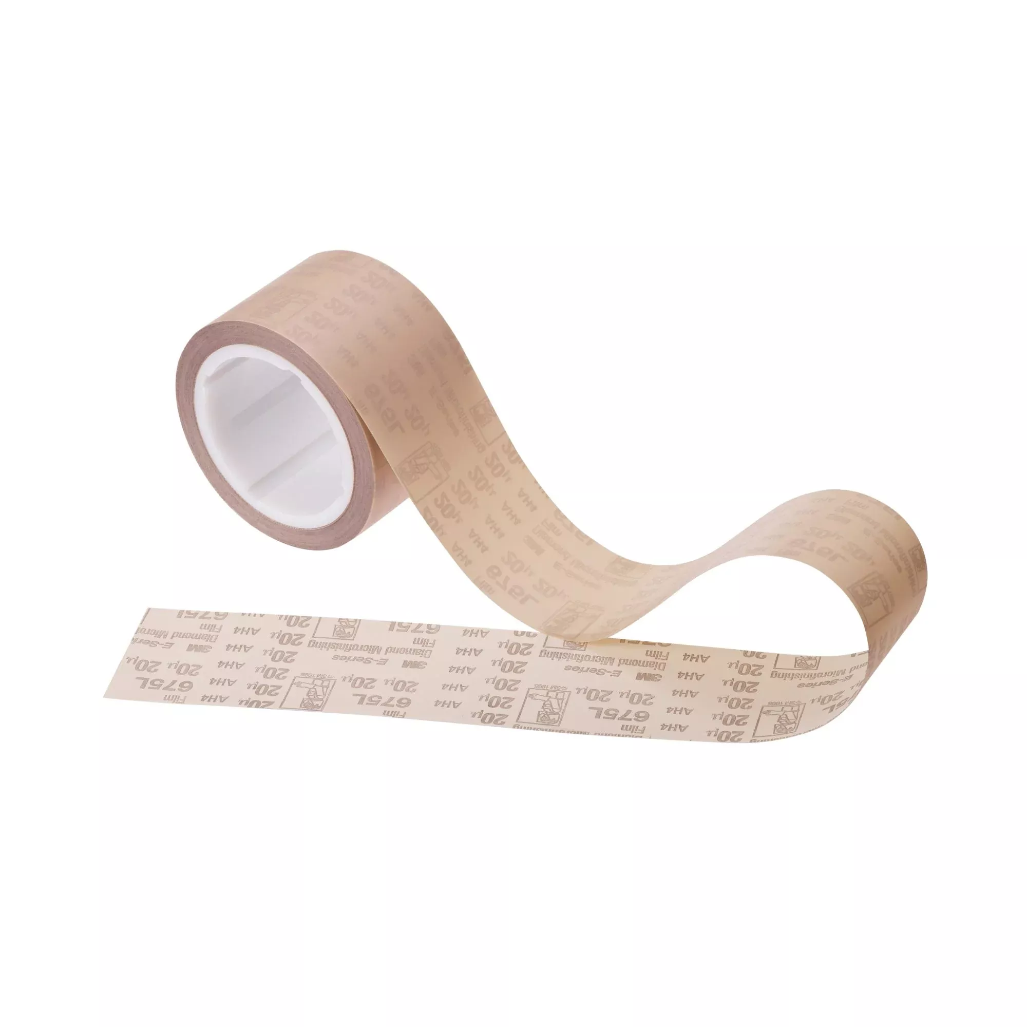 3M Diamond Microfinishing Film Roll 675L, 9 Mic 5MIL, Light Green