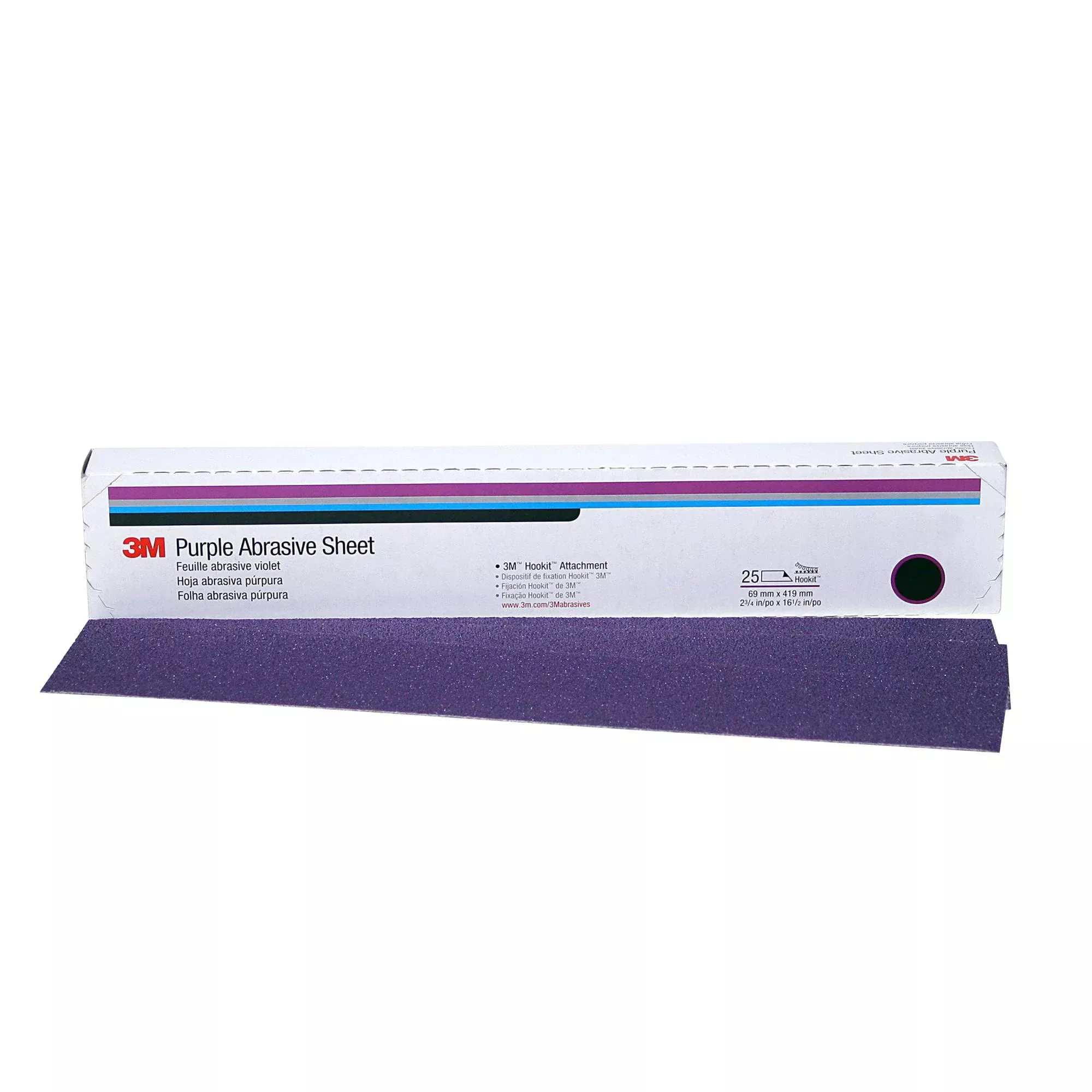 3M Imperial Hookit Sheet 740I, 01879, 4-1/2 in x 30 in, P36E, 10sheets per pack