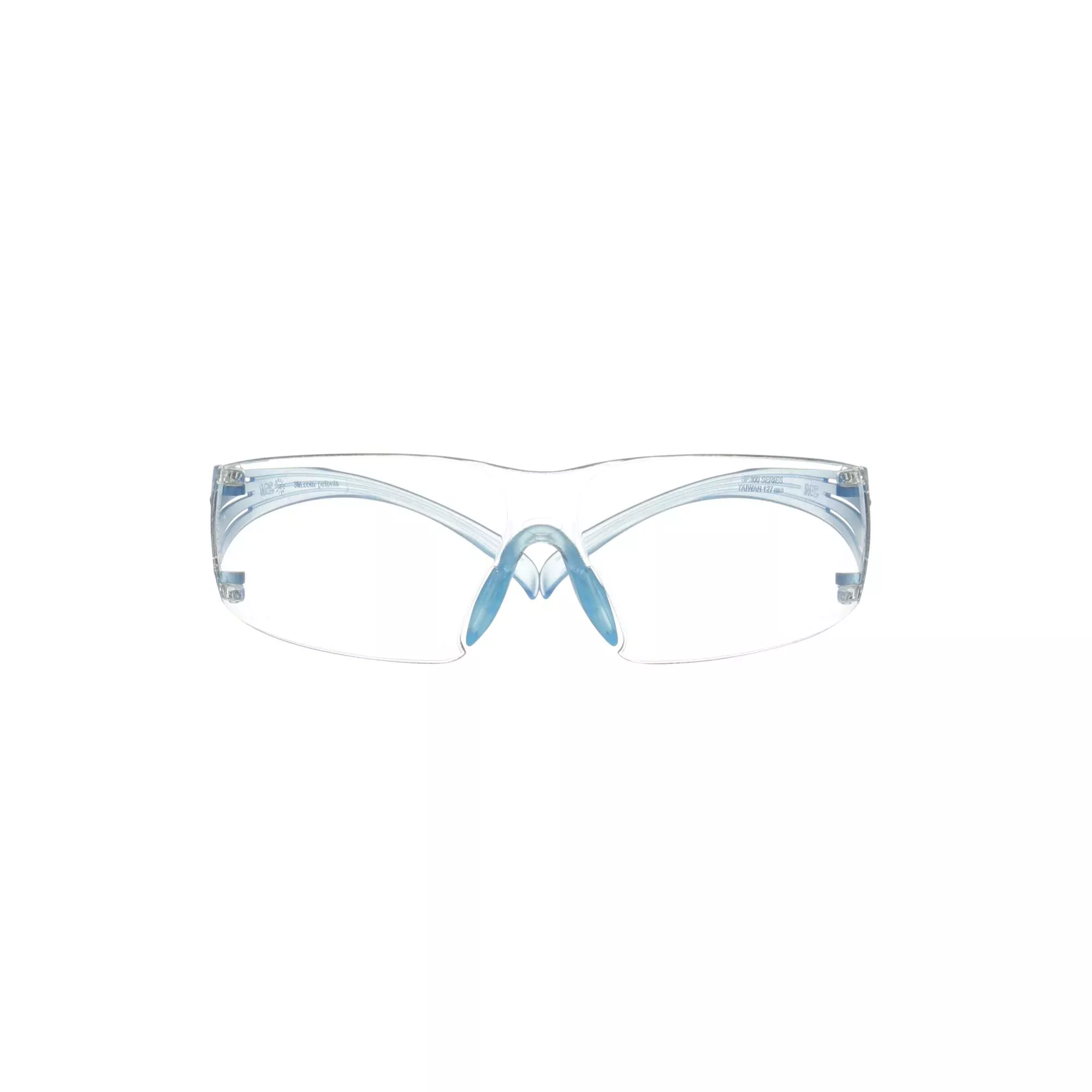 3M SecureFit 300 Series, SF301SGAF-LBL, Ice Blue Temples