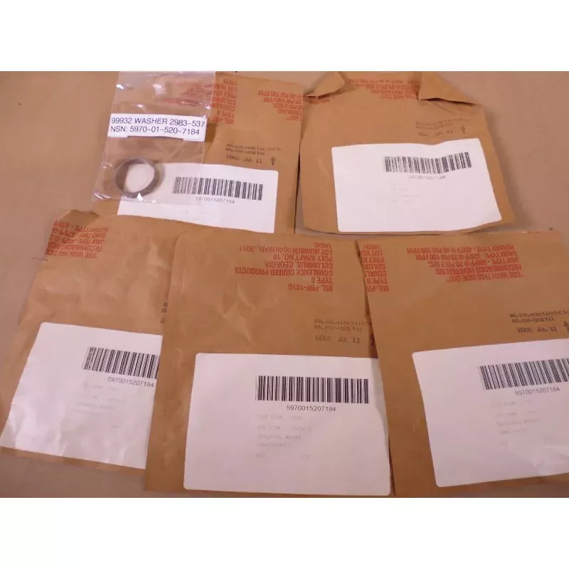 (5x) Moog 2983-537 Washer Insulator , 5970-01-520-7184