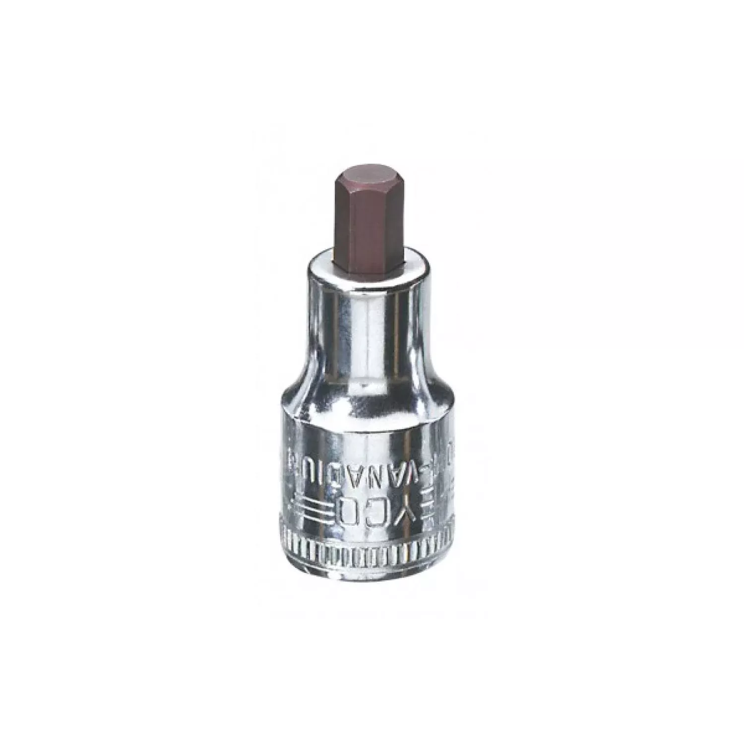 Heyco 00050312383 Metric 1/2" Drive Hex Bit Socket, Long, 7.0 x 80mm