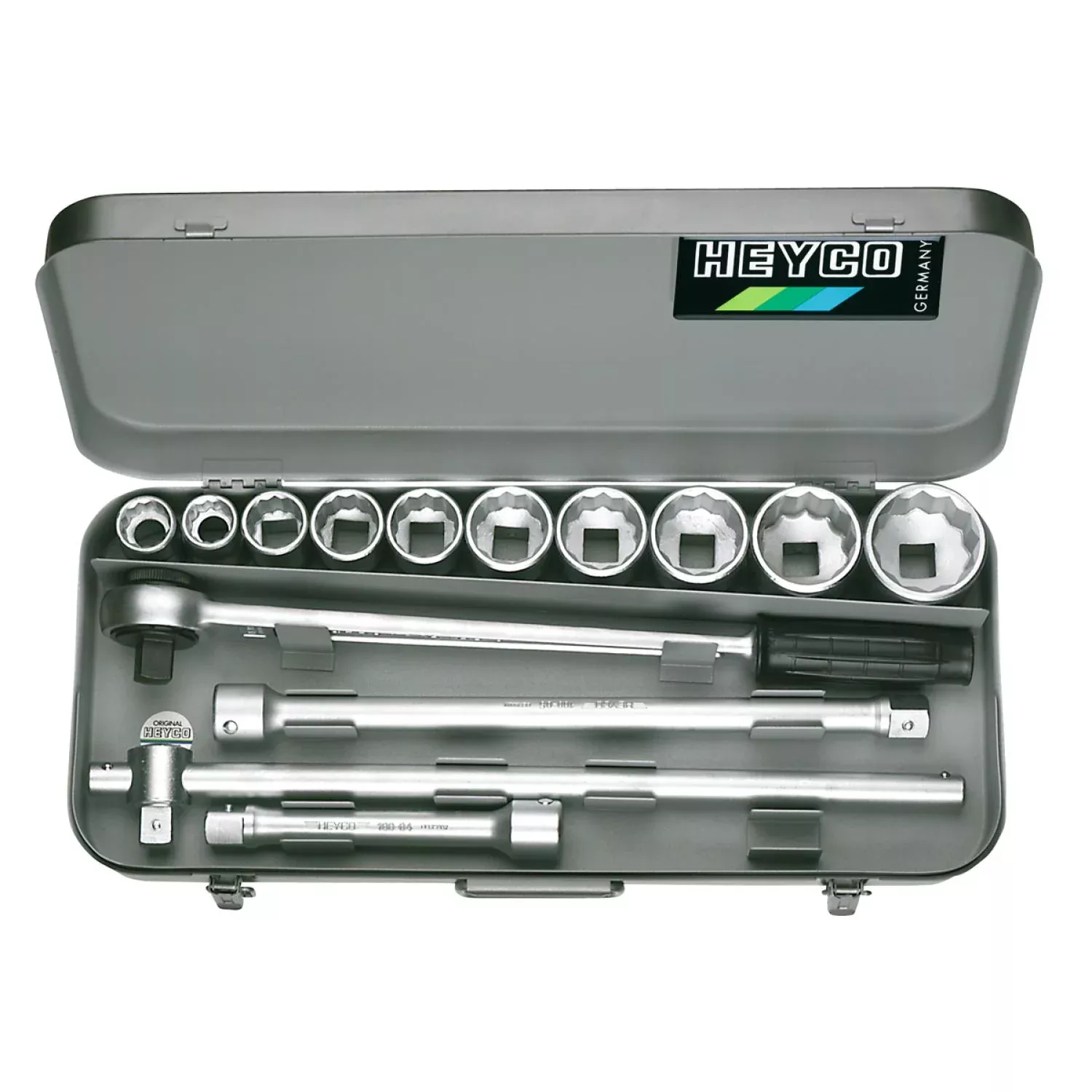 Heyco 00101100080 Socket Set, 3/4 Inch, 14 Pcs