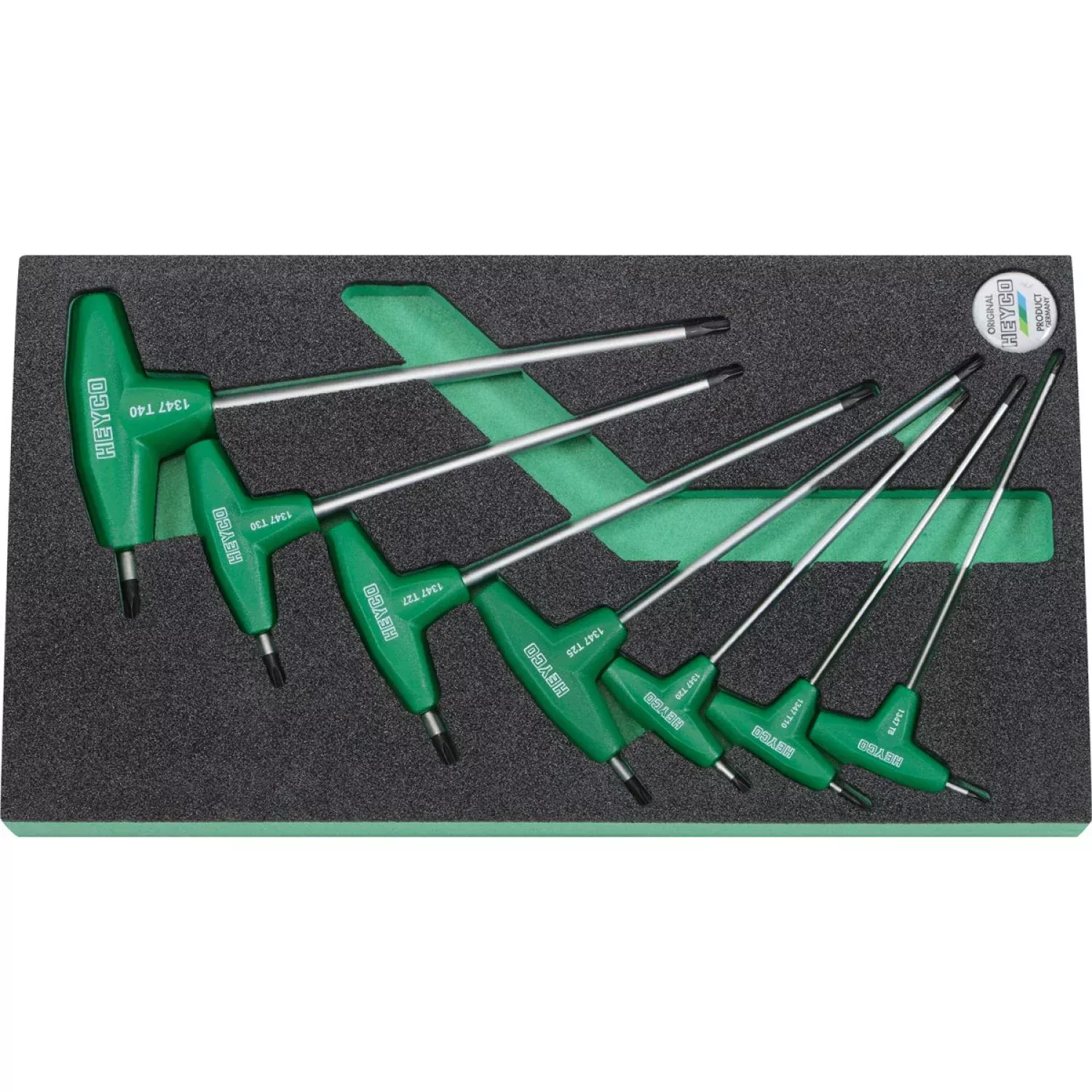 Heyco 00961001080 TORX Wrench Sets T10-T40 7 Pieces