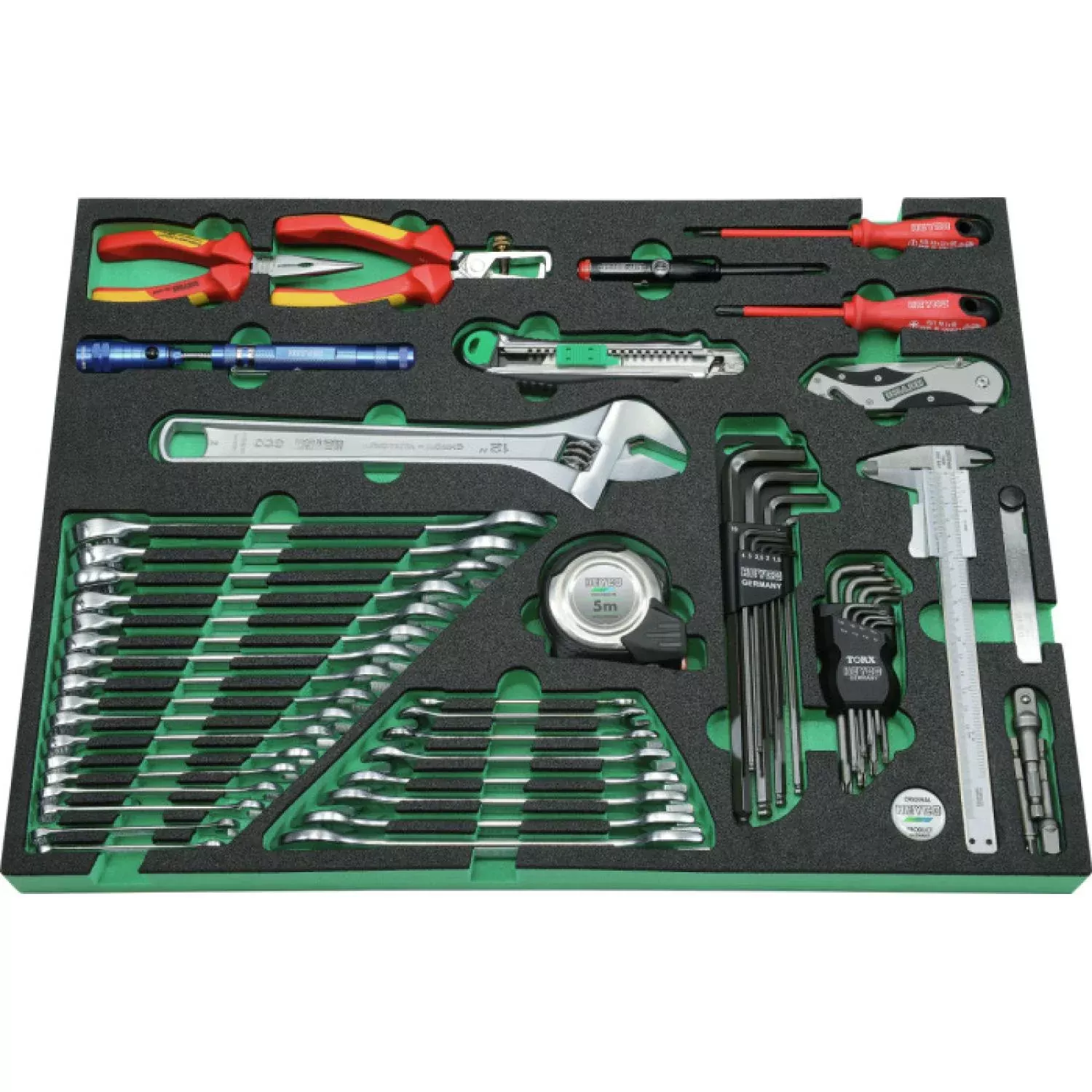 Heyco 01128812100 Module 1, 55 Pieces of Set, Dimensions 565 x 415 x 5 mm