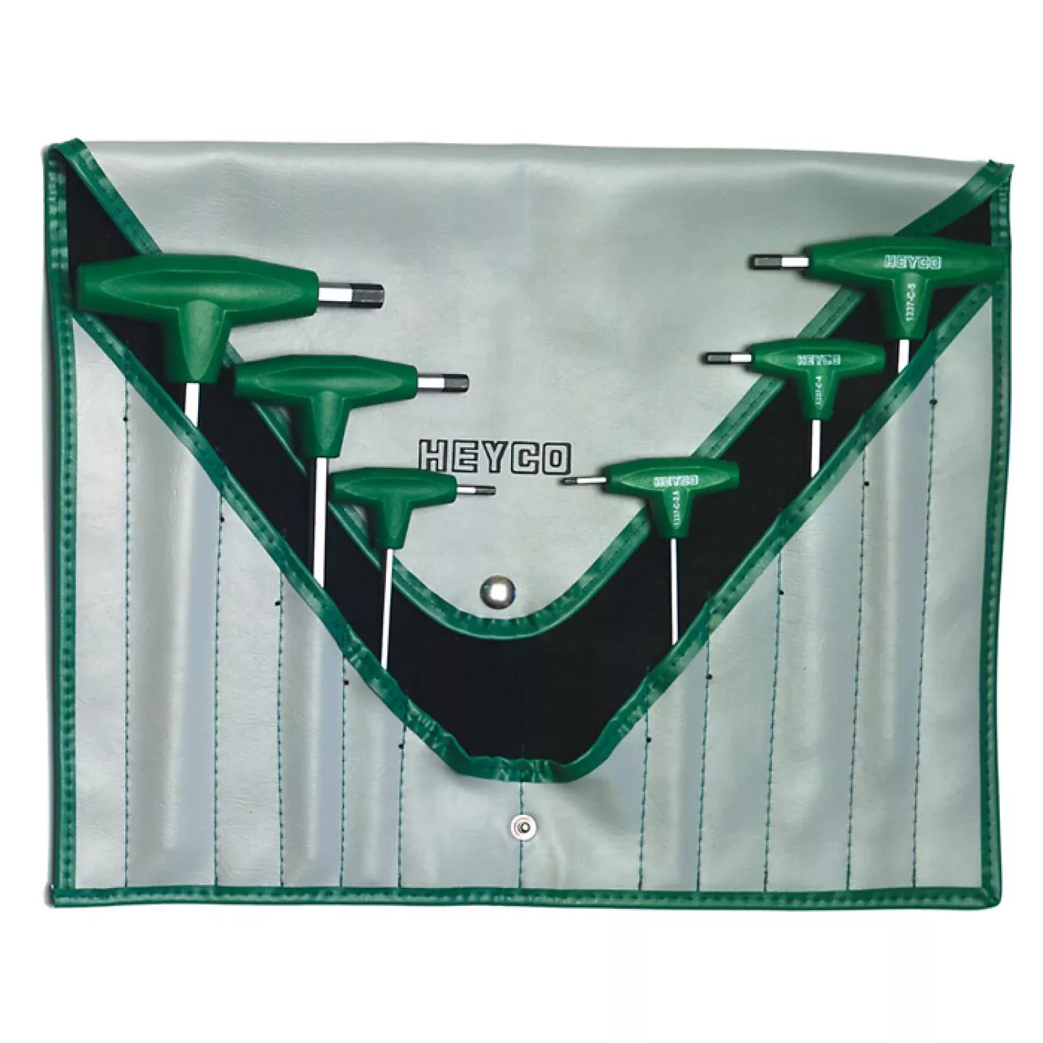 Heyco 01337722080 Hexagonal Head Wrench Sets for hexagon socket screws, 6 pcs.
