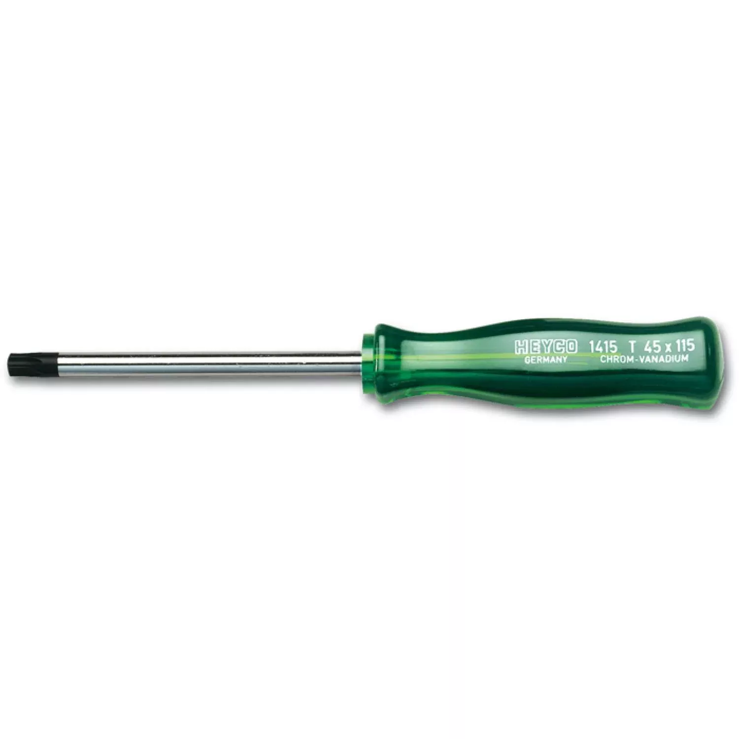Heyco 01415001080 TORX Screwdriver with Acetate Handle, Size-T10, Length-155mm