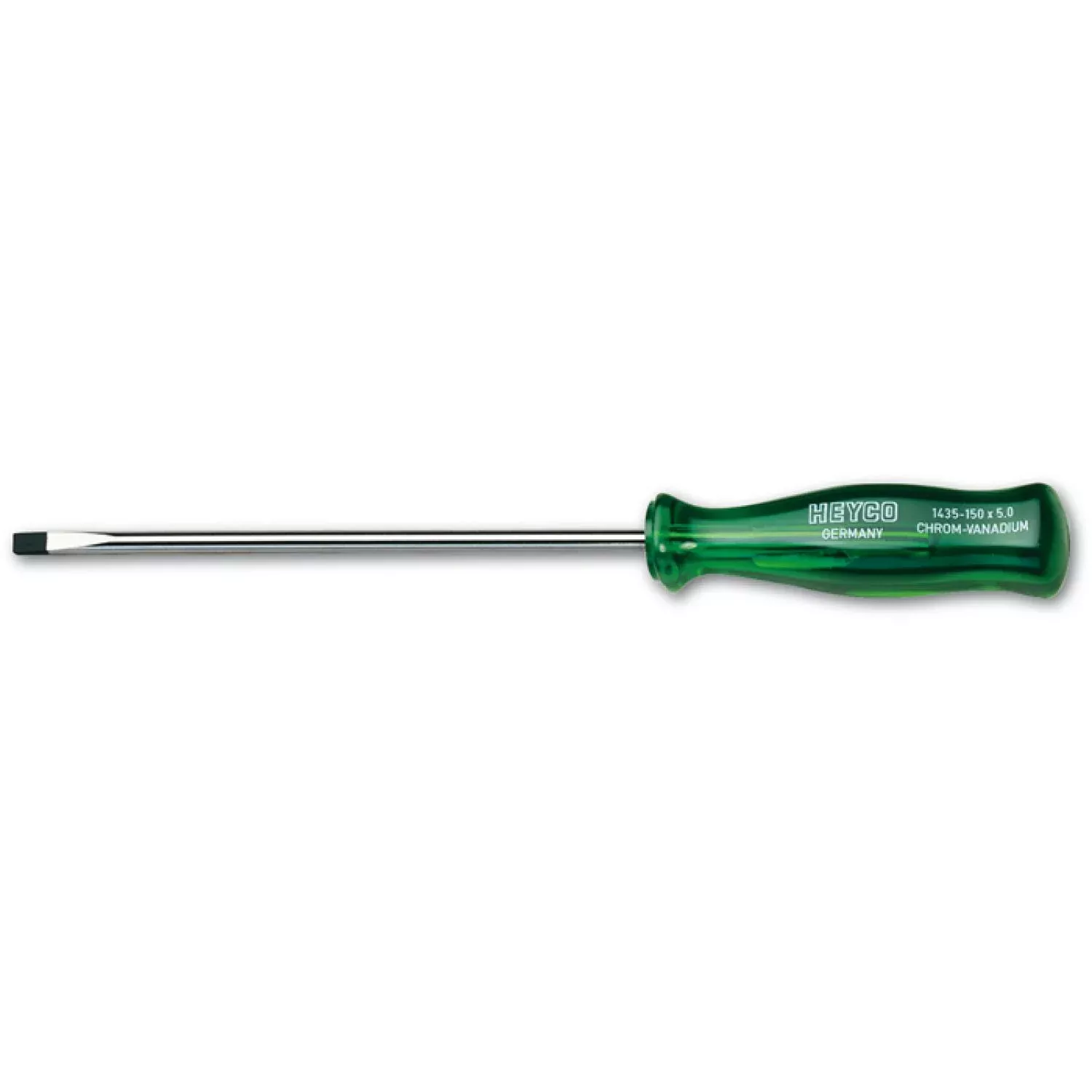 Heyco 01435012580 Slotted Screwdriver with Acetate Handle, 4.0 x 125mm