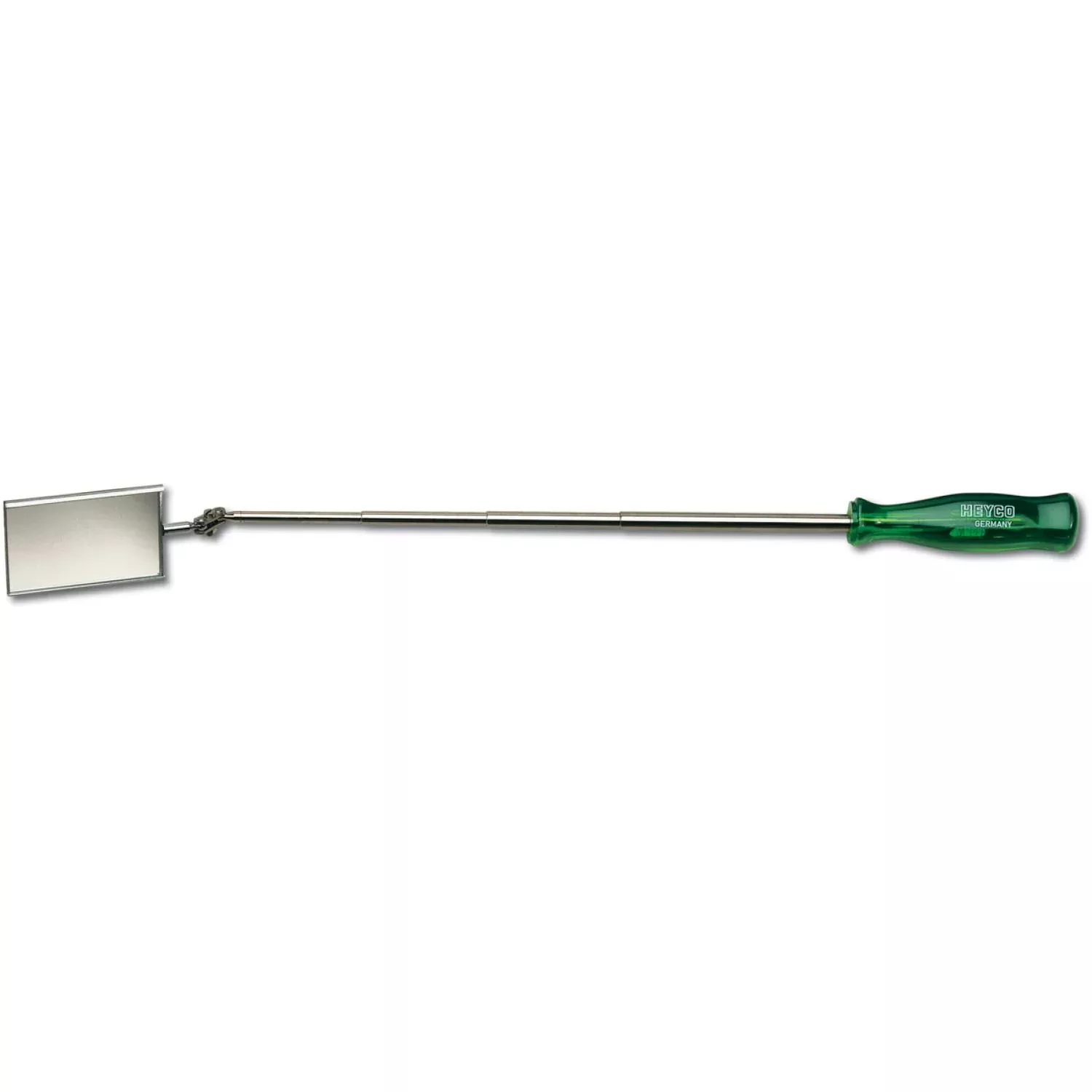Heyco 01497000050 Telescopic Inspection Mirror with Acetate Handle, Rectangular