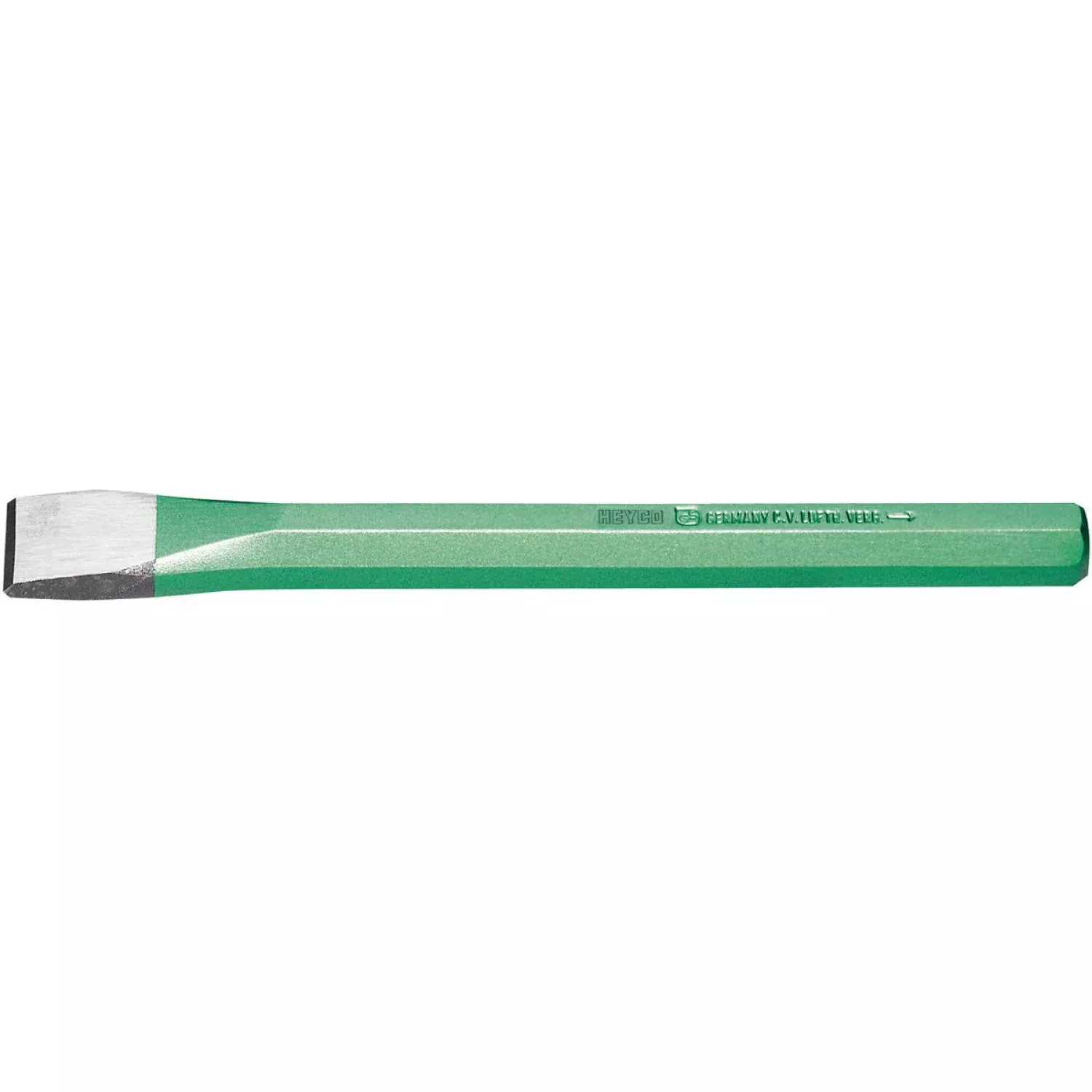 Heyco 01556015021 Stone Chisel with Non-spreading Safety Head, Hex Shaft, 150 mm