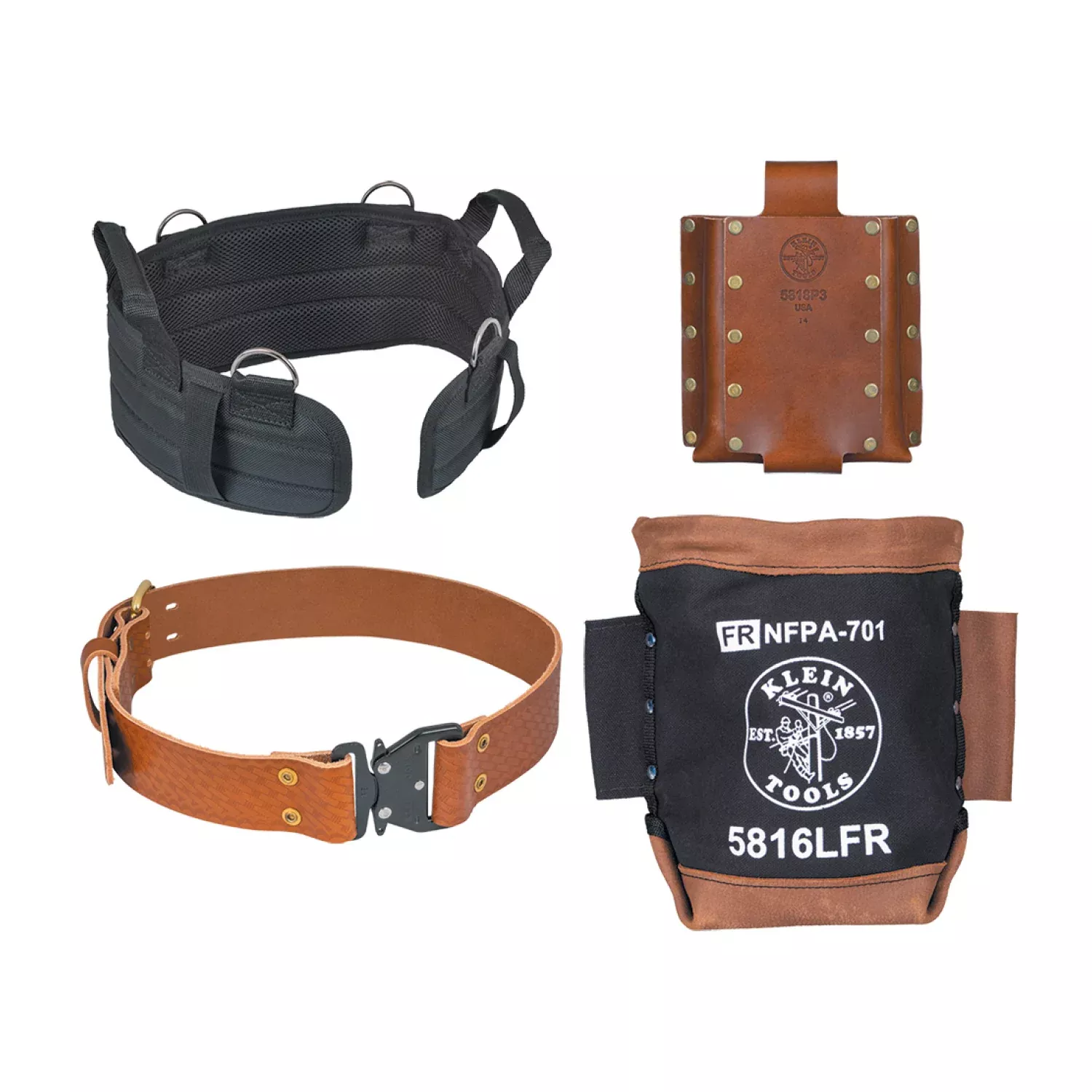 Klein Tool 5800HPBXL Rodbuster Toolbelt Set, Extra Large