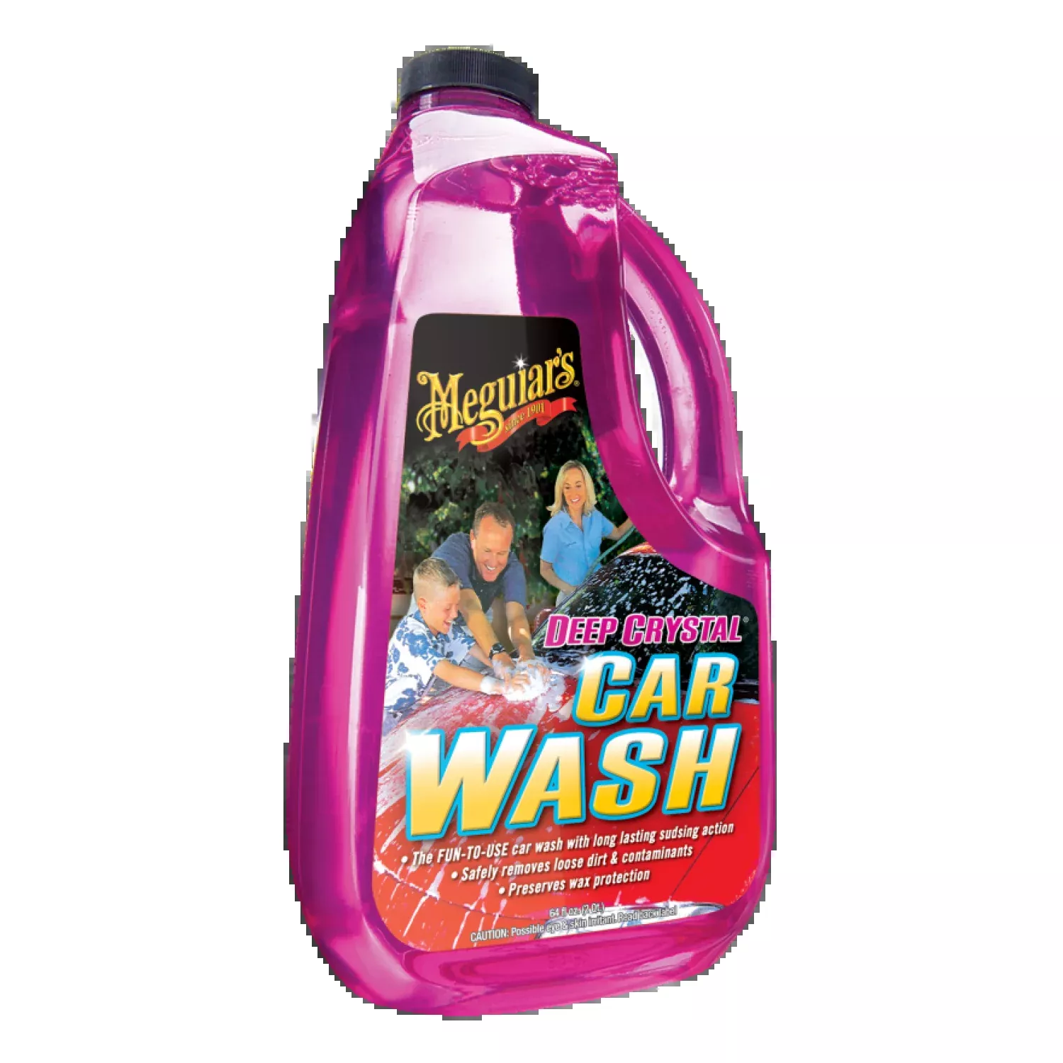 Meguiar's G10464 Deep Crystal Liquid Car Wash, 64 oz
