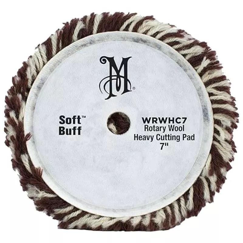 Meguiar's WRWHC7 Rotary Wool Heavy Cutting Pad 7"
