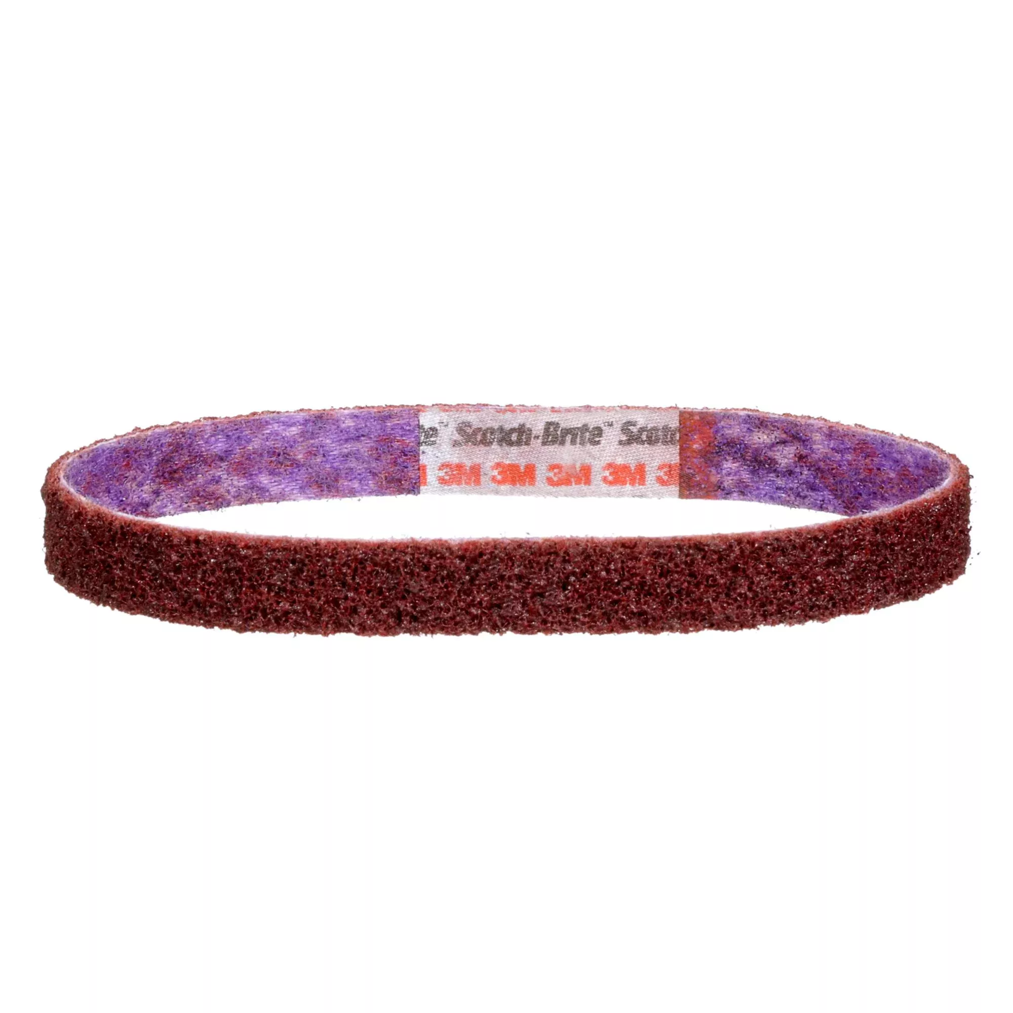 Scotch-Brite Durable Flex Belt, DF-BL, A/O Medium, 1/2 in x 24 in