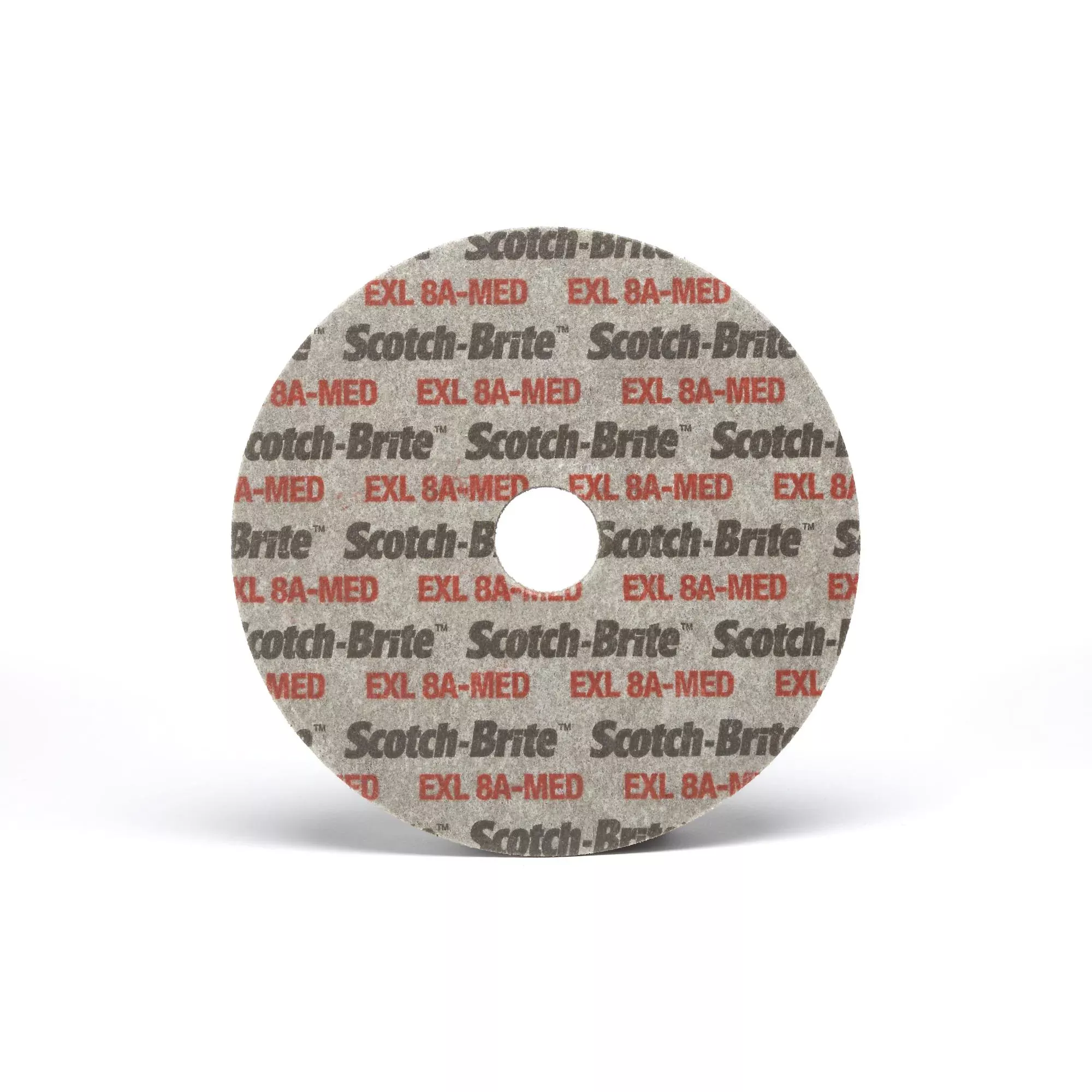 Scotch-Brite EXL Unitized Wheel, XL-UW, 8A Medium, 3 in x 1/8 in x 3/8in