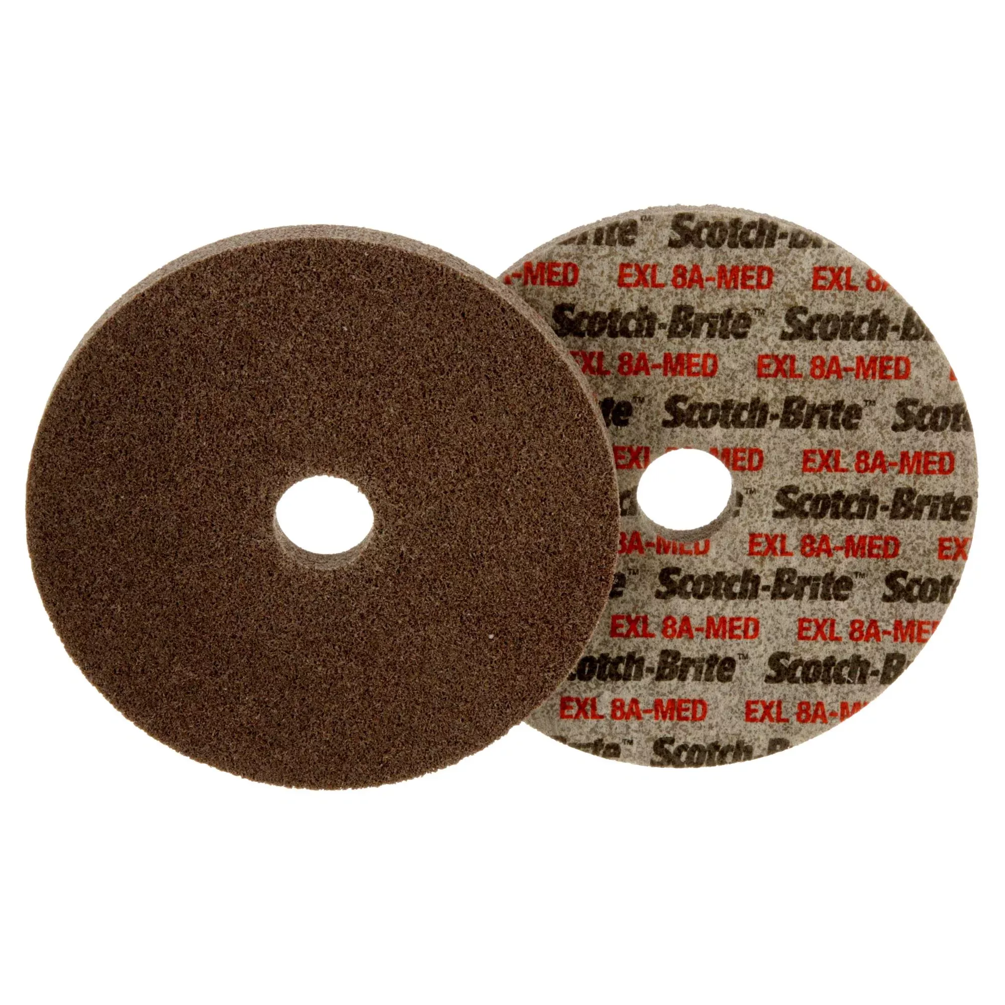 Scotch-Brite EXL Unitized Wheel, XL-UW, 8A Medium, 6 in x 1/2 in x 1in