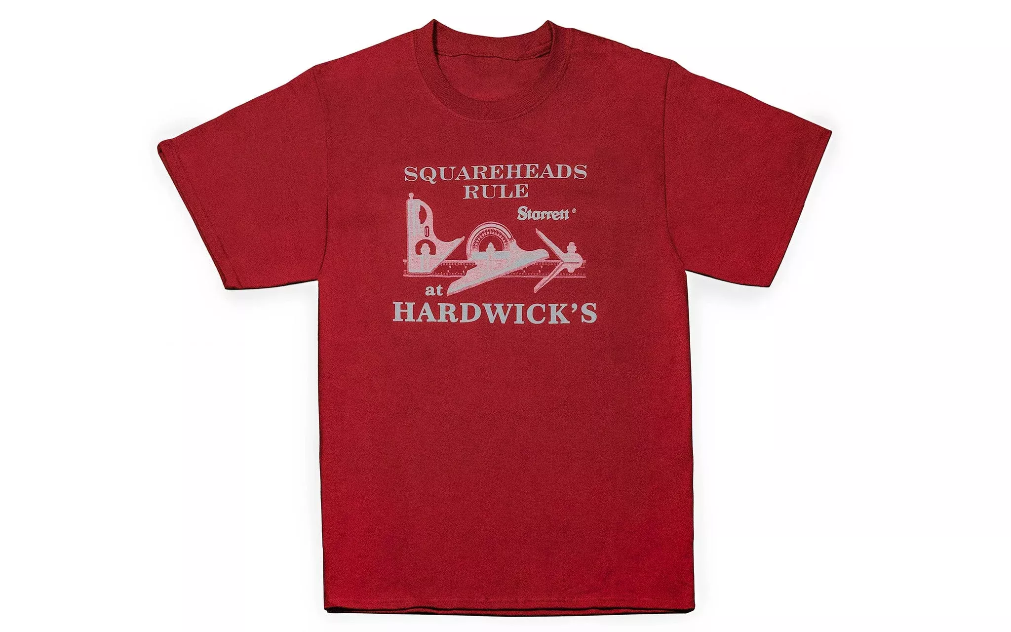 “Squareheads Rule at Hardwick’s” T-Shirt ~ Rich Red