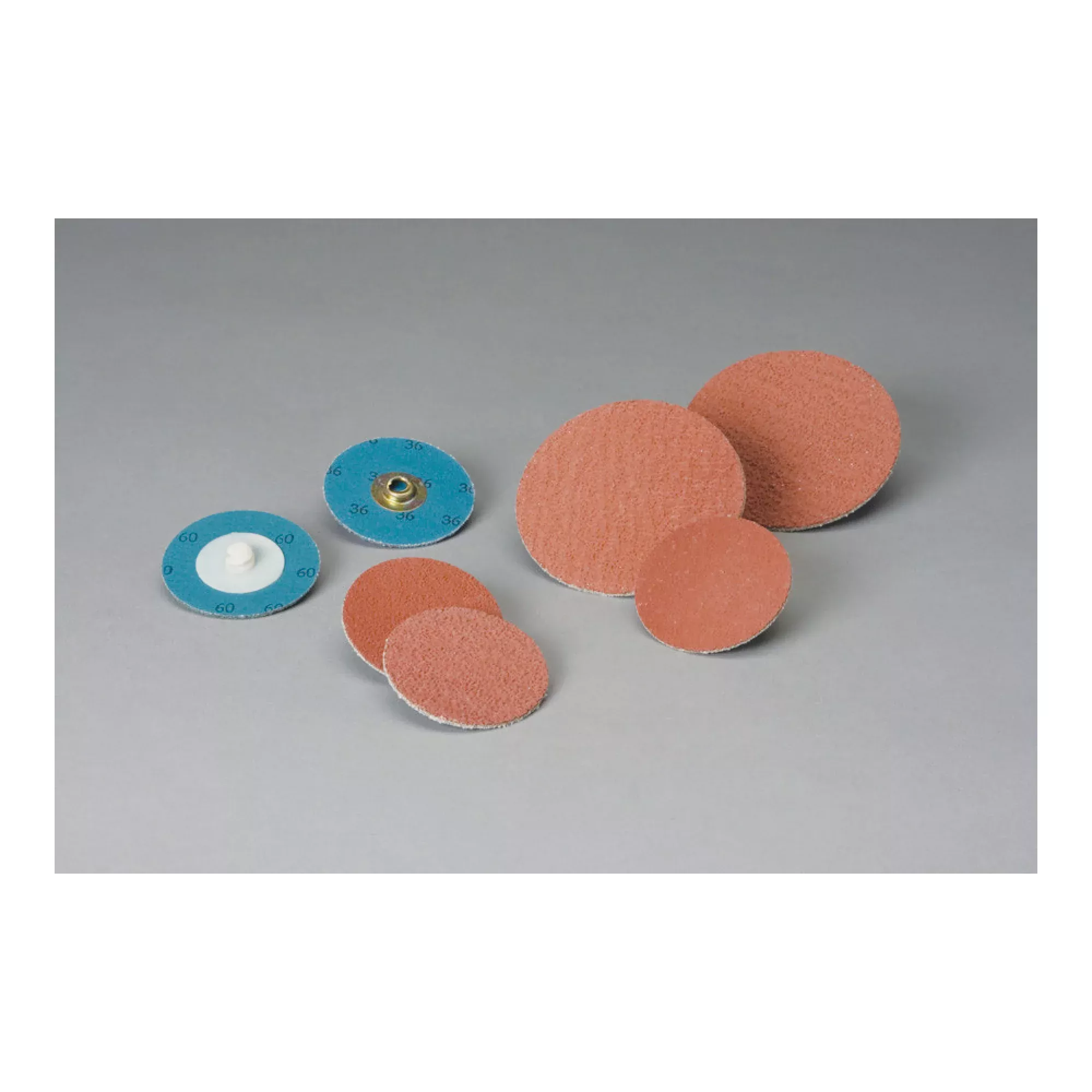 Standard Abrasives Quick Change Ceramic Pro 2 Ply Disc, 597616, 80, TR,Red