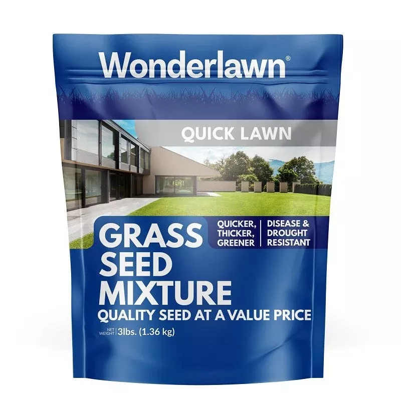 Wonderlawn 135936 Quick Lawn Grass Seed Mixture 3 lb
