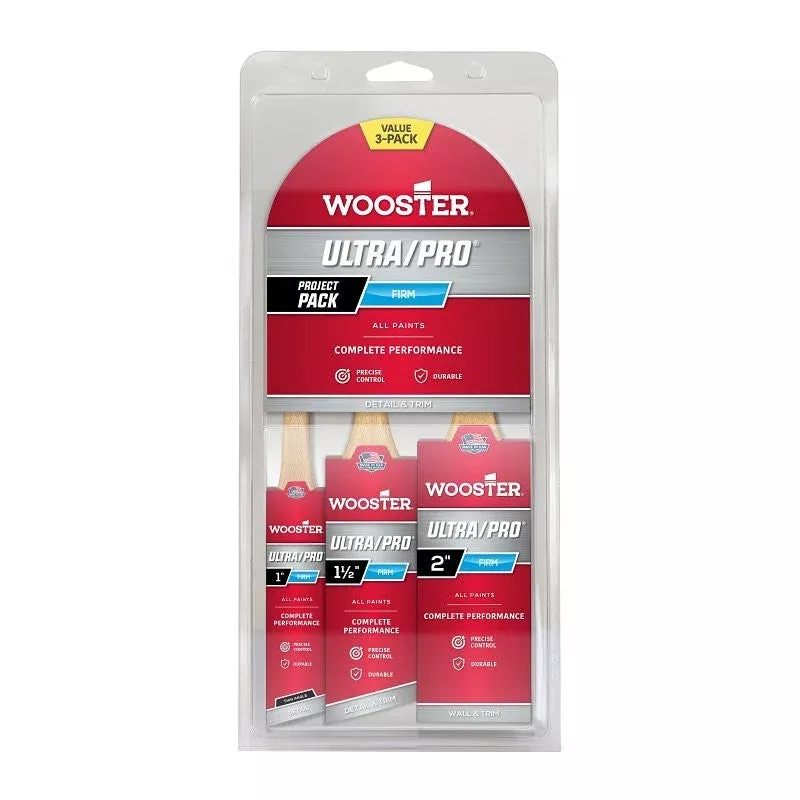 Wooster 4188 Firm Brush 3-Brush