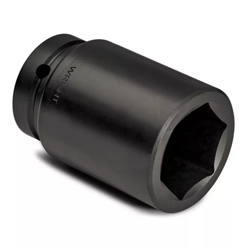 Wright Tool 88124 1″ Drive 6 Point Standard Impact Socket – 3-7/8″