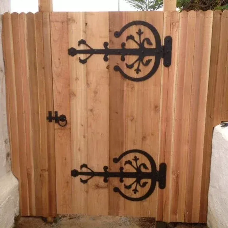 XL German Castle Iron Faux Hinge Strap