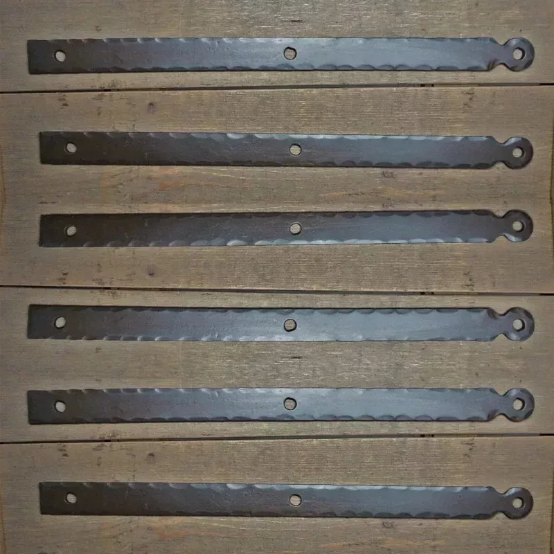 XL Revolutionary Wrought Iron Faux Hinge Strap