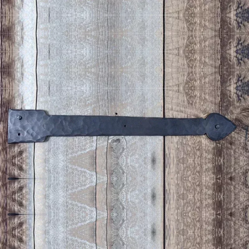XL Tudor Wrought Iron Faux Hinge Strap