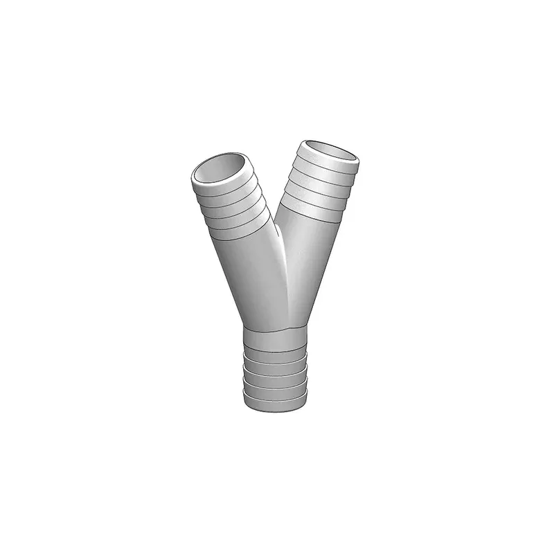 Y Piece .75″ (19.1mm) White