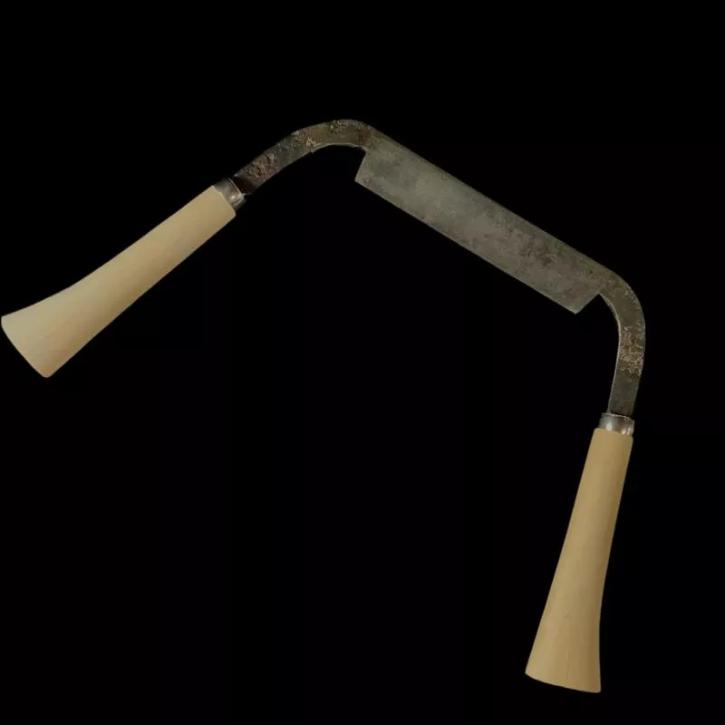 Yamamoto Sen Woodworking Drawknife Blue Steel