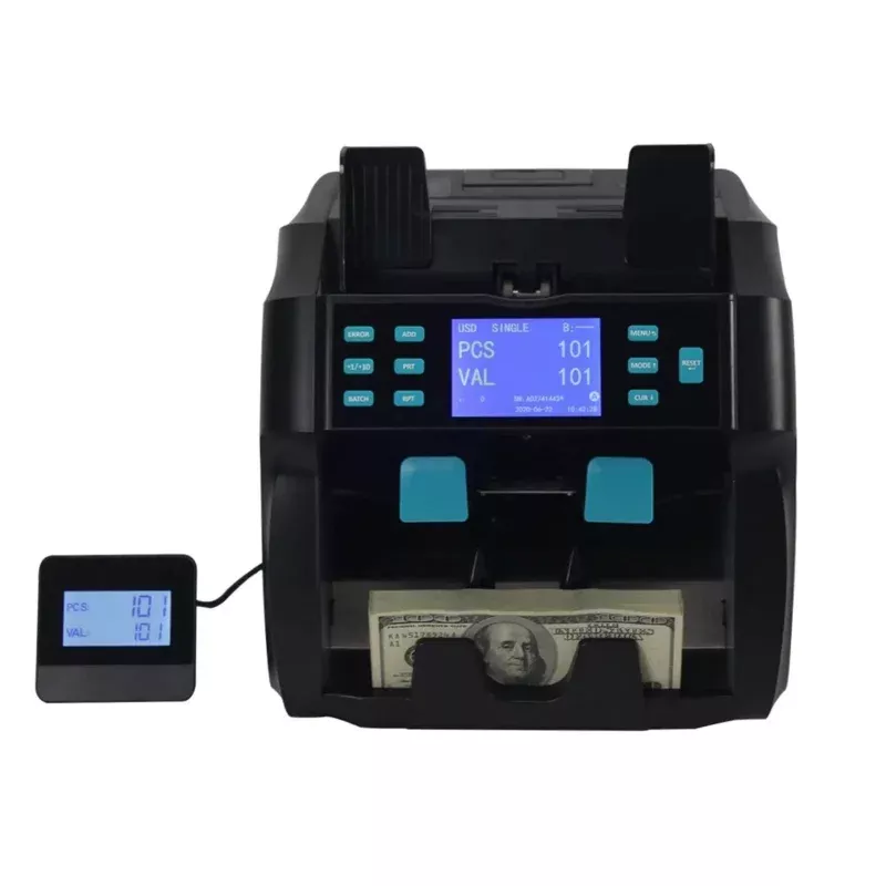 Zero Sweat Counterfeit Detector Machine With Dual Pocket Setup To Instantly Scan Bills Spot Fakes And Quickly Sort Mixed Cash Smoothly Whenever You Truly Need It